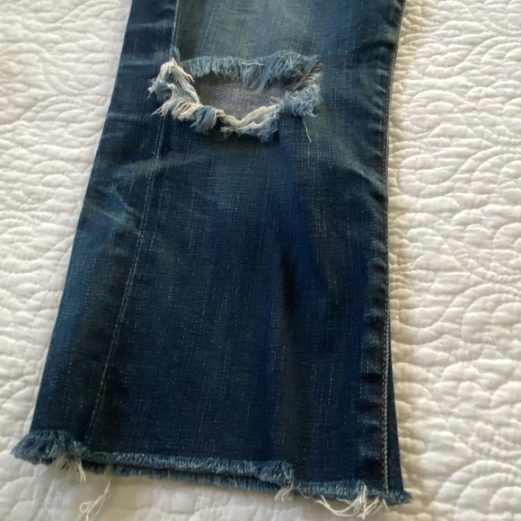 AG Adriano Goldschmied Distressed Ankle Cropped Jeans - Picture 7 of 15